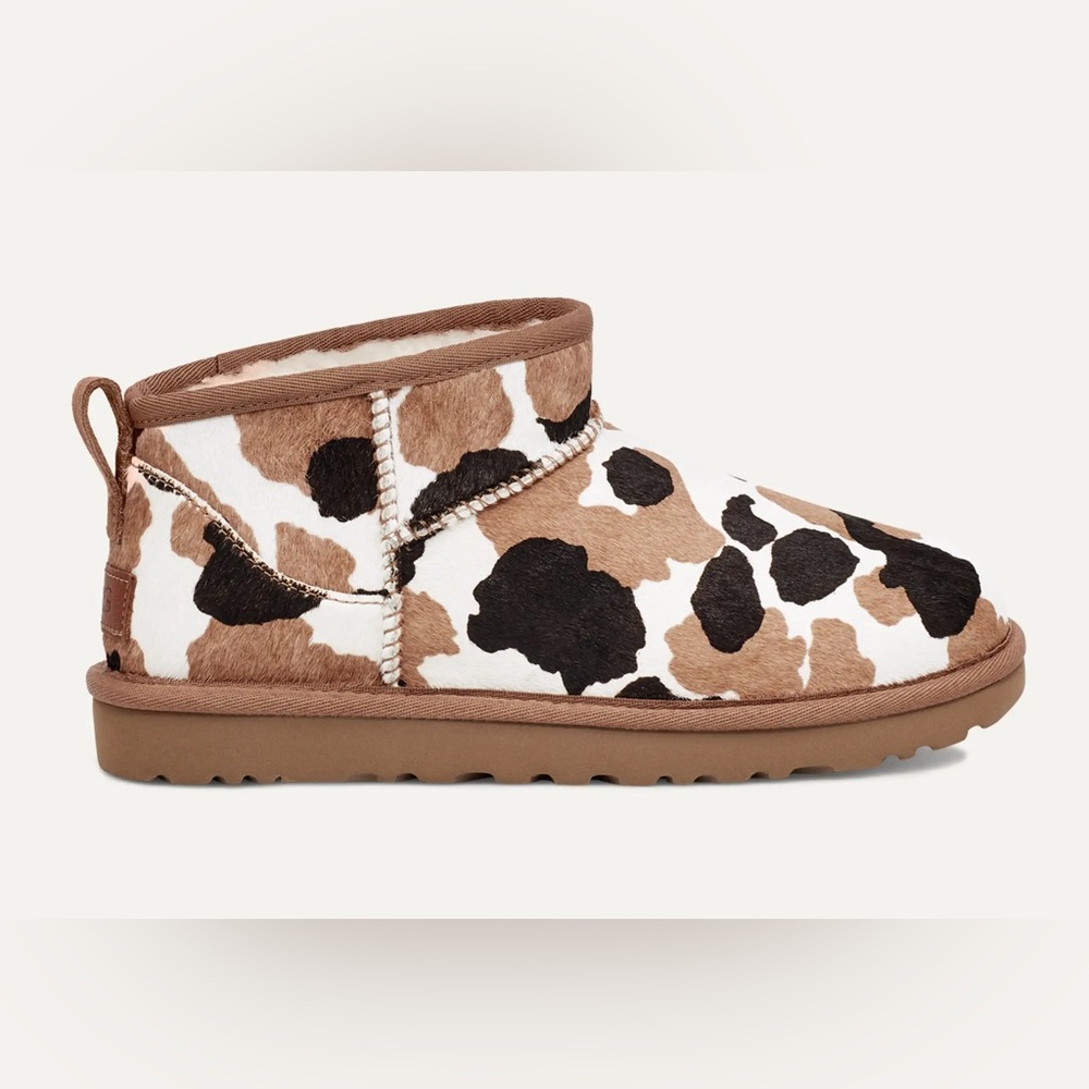 UGGs cow print boots size 39